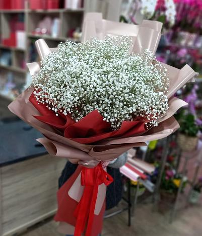 Букет цветов из: Гипсофила в Надвоицах