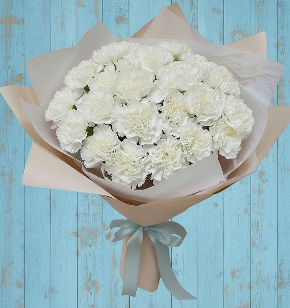 Букет цветов из: Гвоздики в Надвоицах