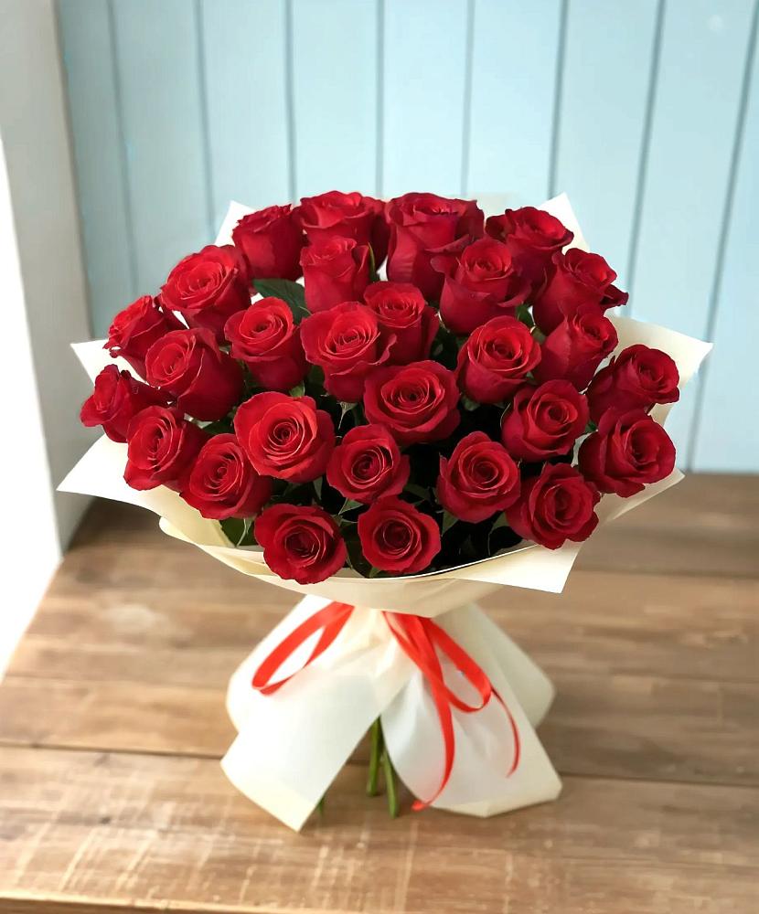 Букет 29 Красных роз в Надвоицах