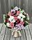 Букет цветов из: Альстромерии, Гвоздики, Розы и Хризантемы в Надвоицах