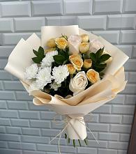 Букет цветов из:  Розы и Хризантемы в Надвоицах