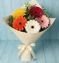 Букет цветов из:  Герберы в Надвоицах