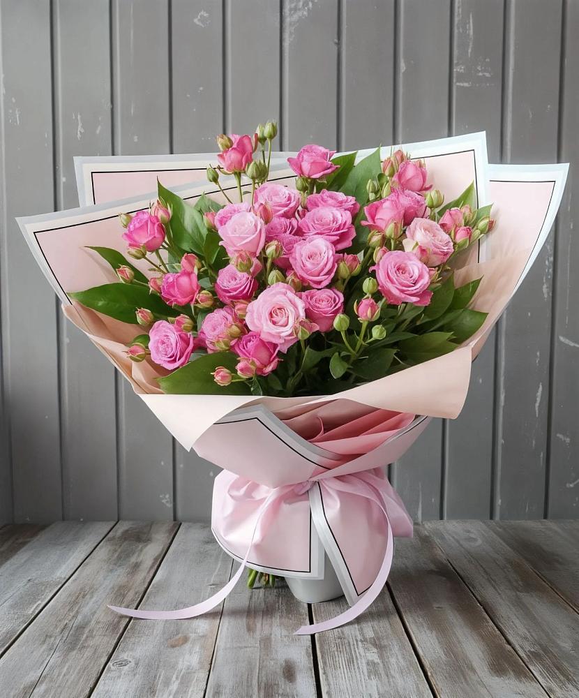 Букет Розовый кустик в Надвоицах