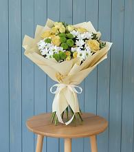 Букет цветов из:  Хризантемы и Розы в Надвоицах