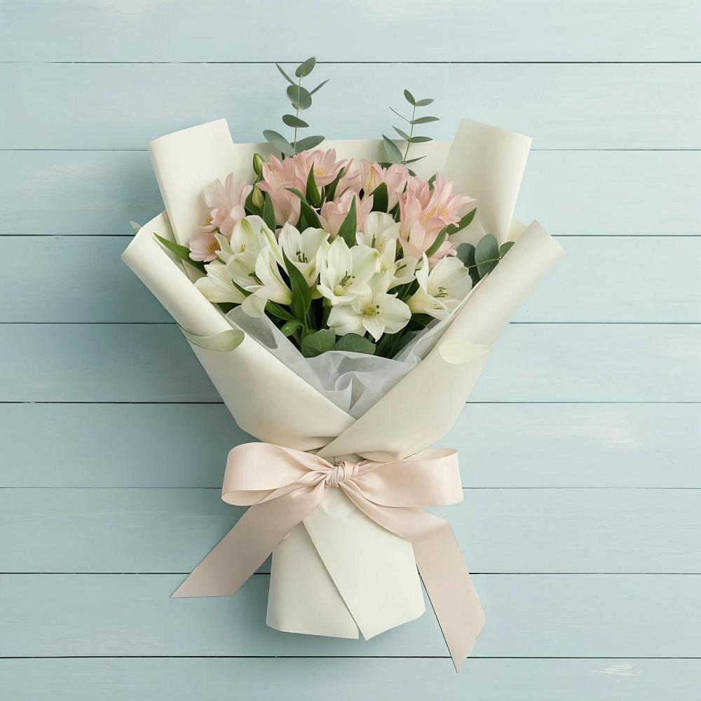 Букет цветов из: Альстромерии в Надвоицах