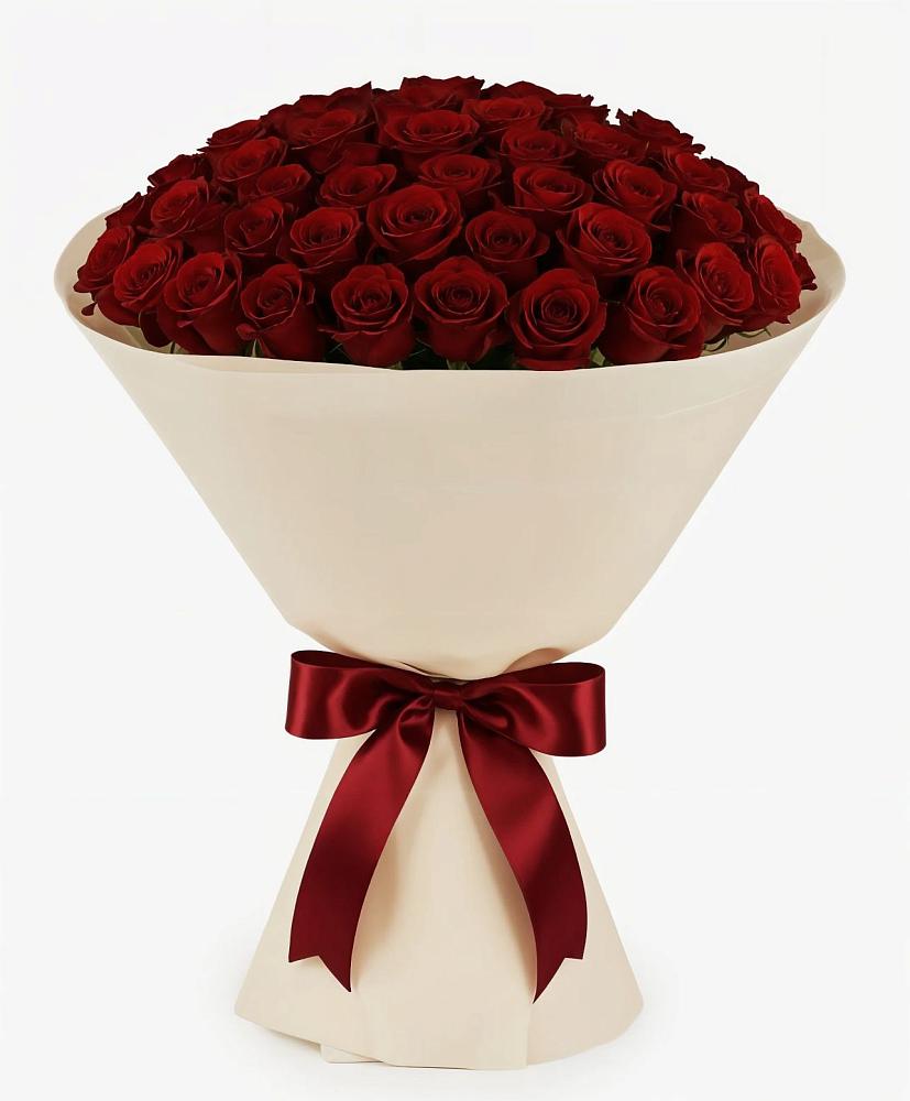 Букет 101 Бордовая роза Блэк Бакарра в Надвоицах