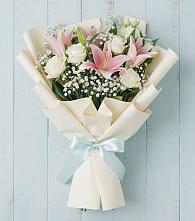 Букет цветов из:  Лилии в Надвоицах