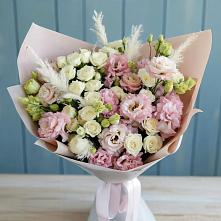 Букет цветов из:  Альстромерии и Розы в Надвоицах